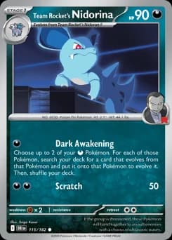 Team Rocket's Nidorina