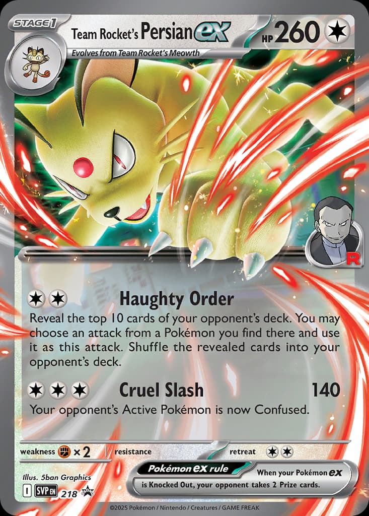Team Rocket's Persian ex